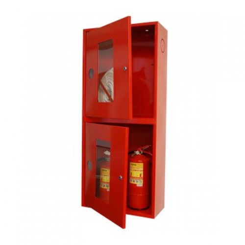 Шкаф пожарный Ш-ПК-03НС (ШПК-320) НОК для пожарного крана и двух огнетушителей
