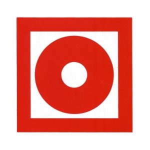 Знак F10 "Кнопка включения пож. автоматики", 200*200 мм, фотолюм