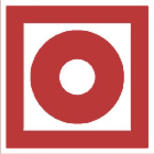 Знак пожарной безопасности "Ручной извещатель""